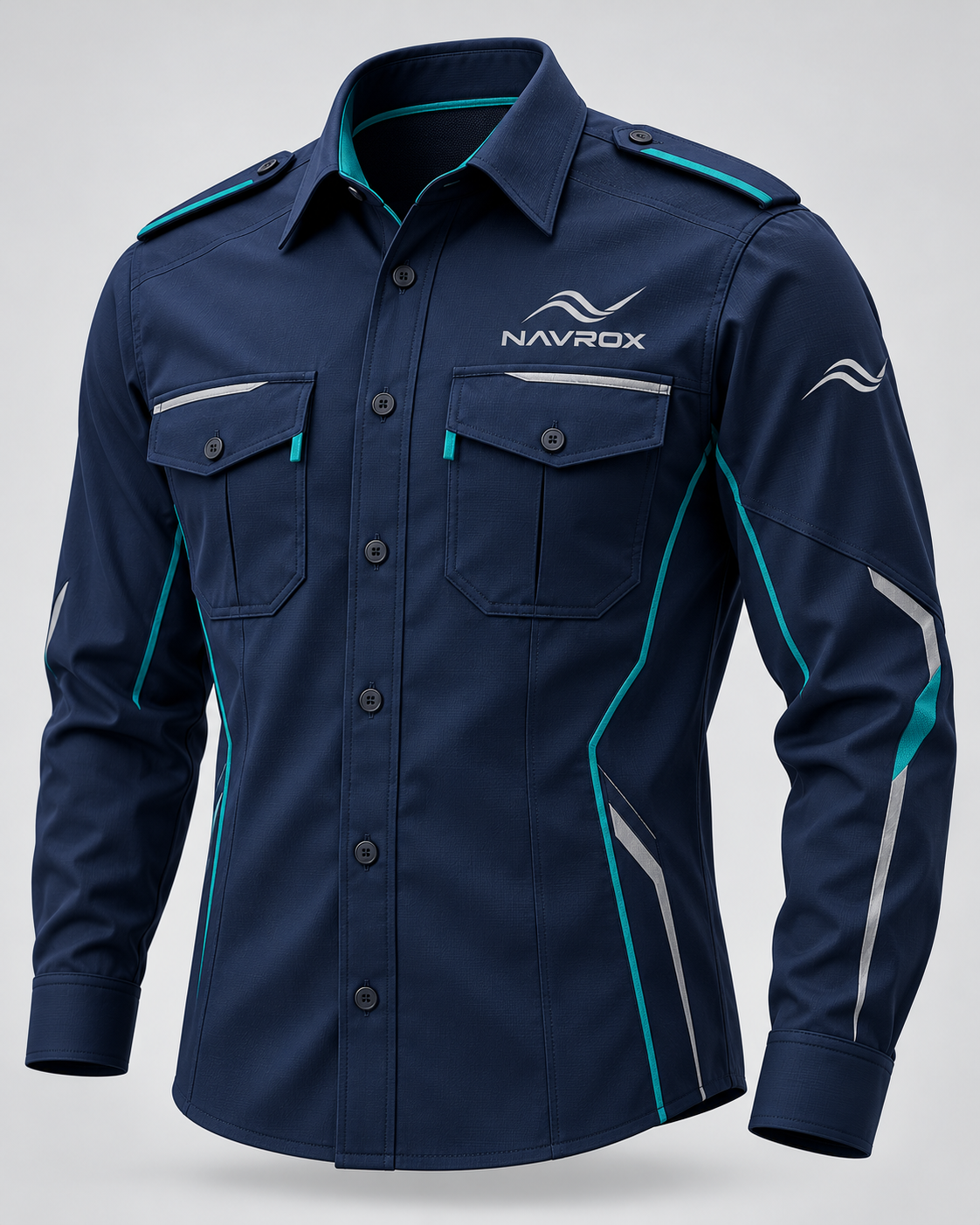 Referensi desain NAVROX Navy Teal Executive